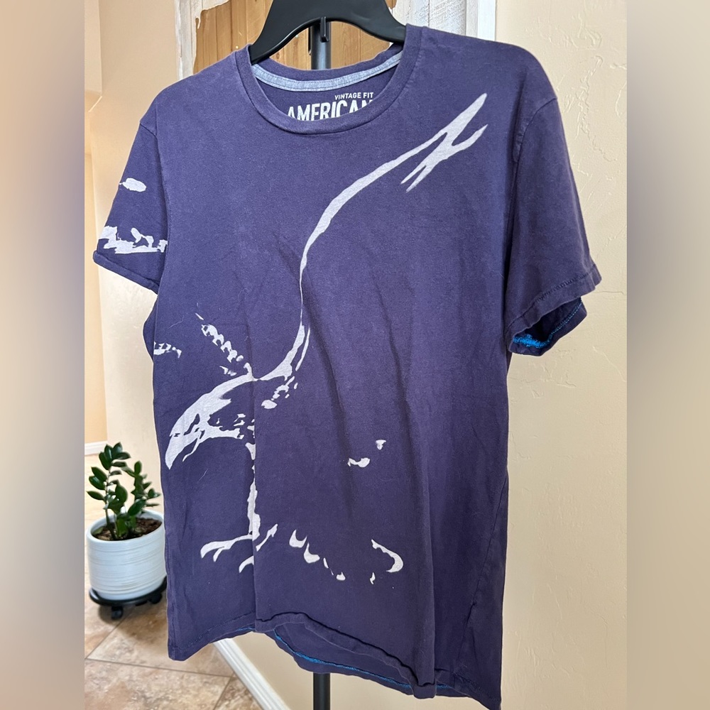 American Eagle outfitters men’s distressed Eagle vintage fit T-shirt. Sz M